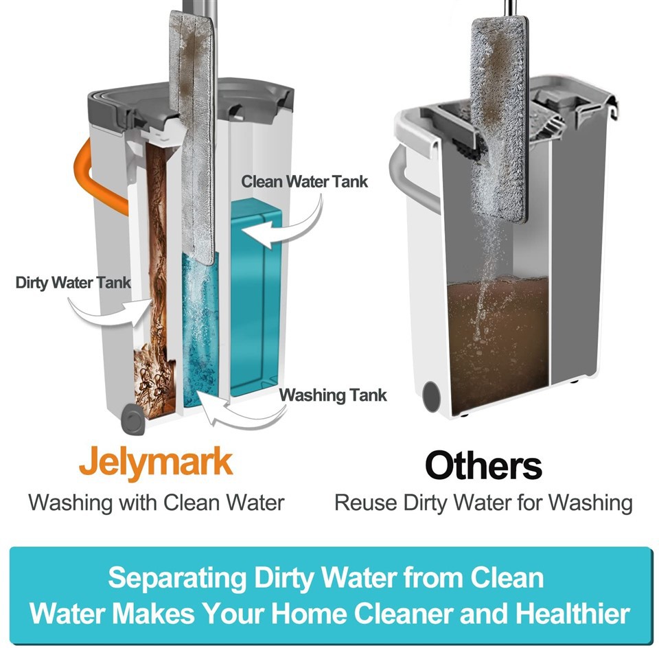 Flat Mop And Bucket With Wringer Set factory